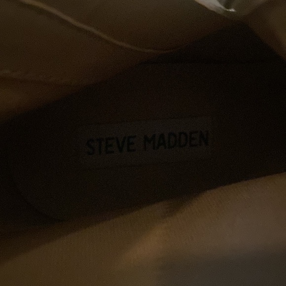 White leather upper Steve Madden heeled boots - Picture 7 of 12